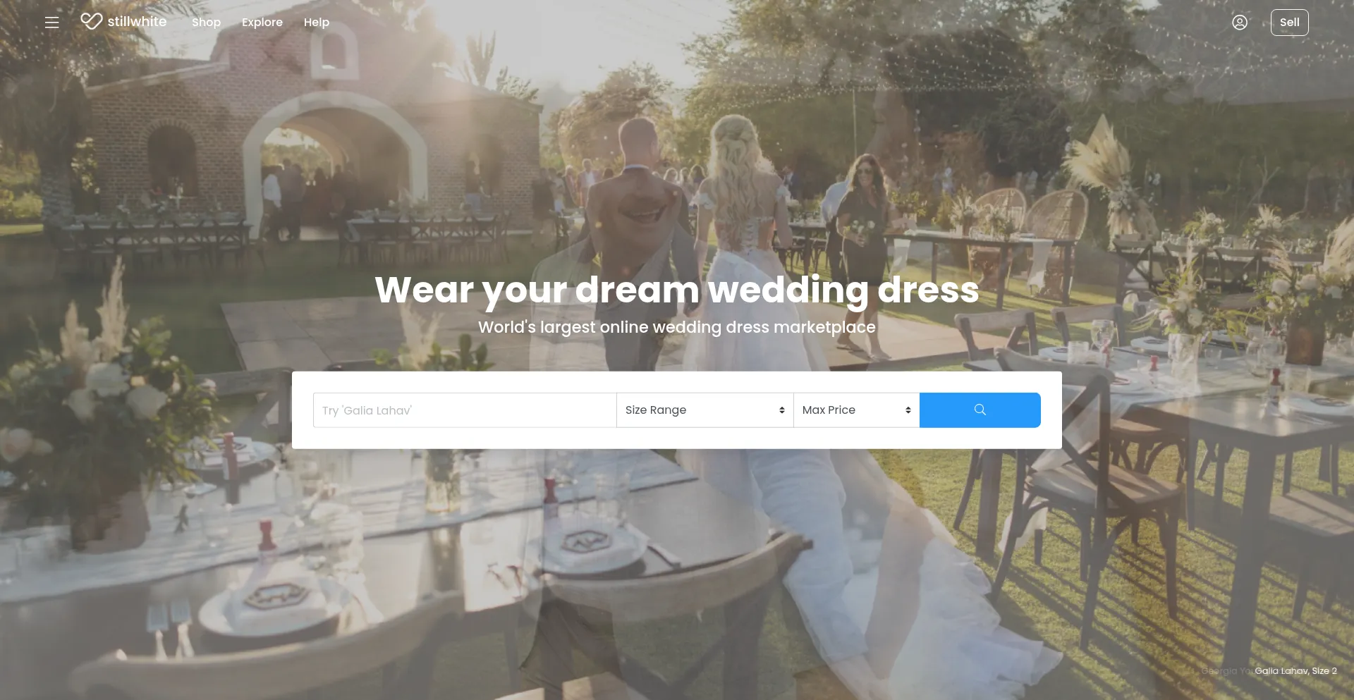 Website screenshot of Stillwhite.com