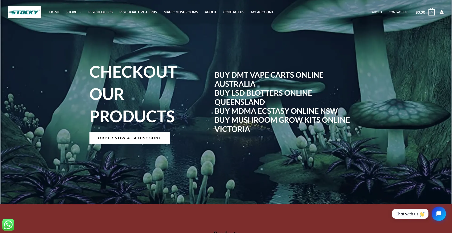 Website screenshot of Stockyfarms.com