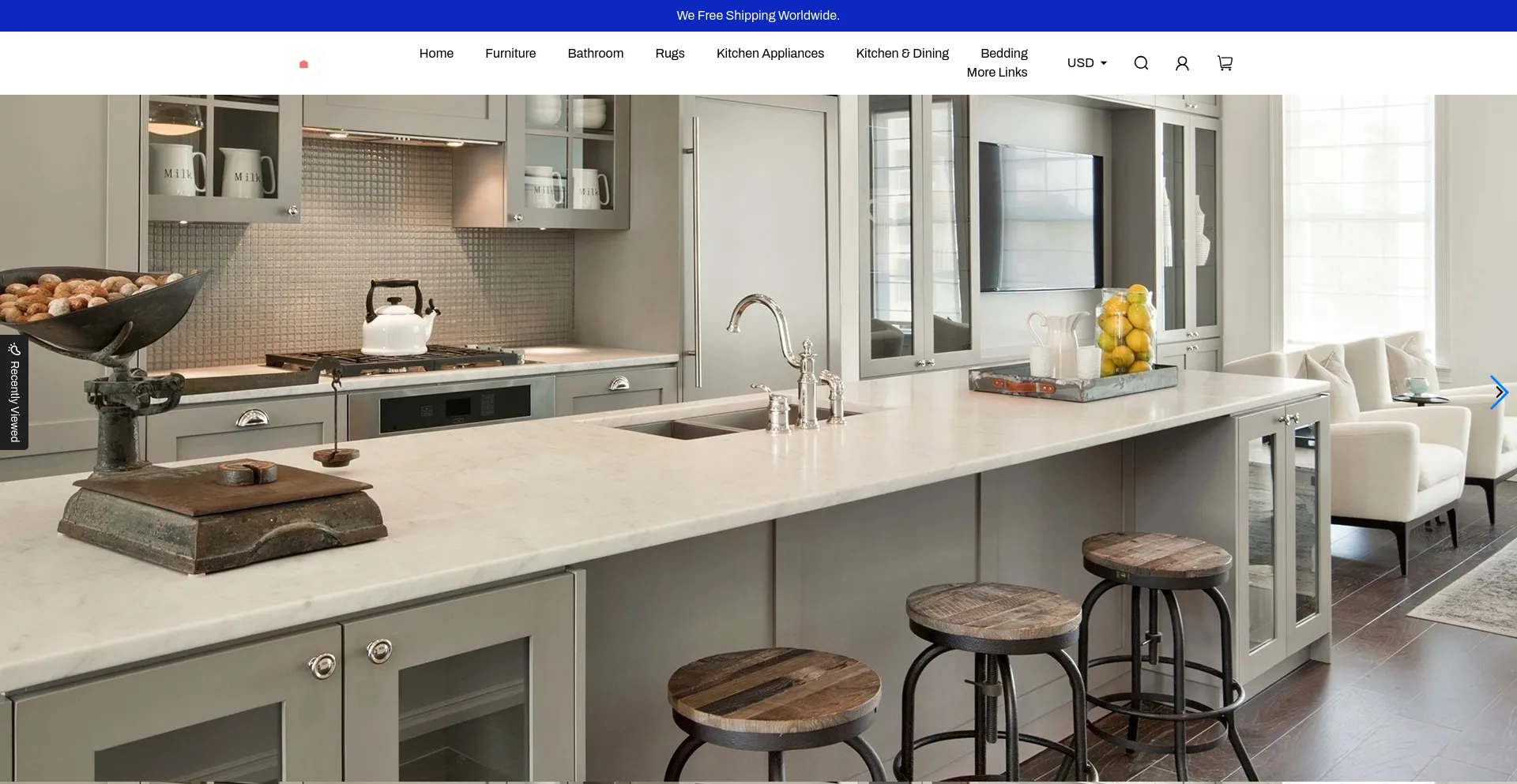 Website screenshot of Store.harrf.shop