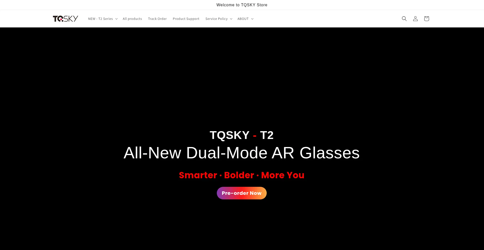 Store.tqsky.com Screenshot