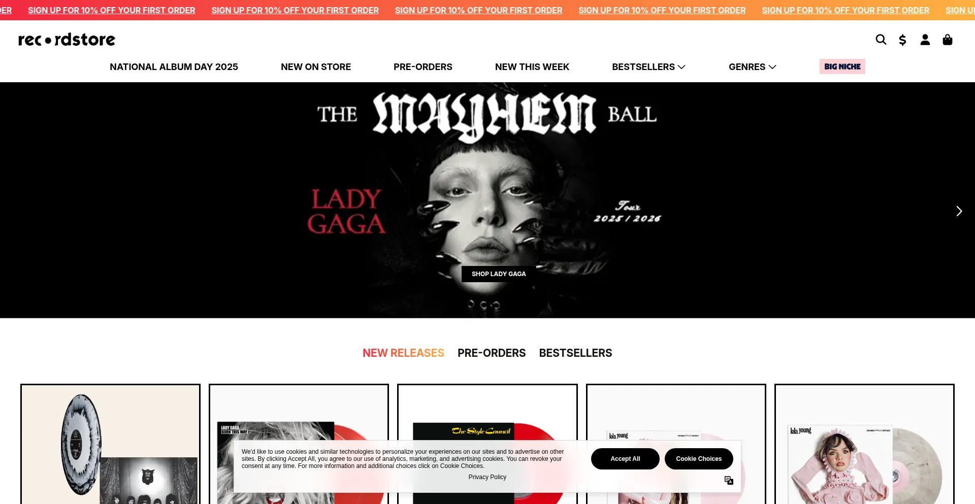 Store.universal-music.co.uk Screenshot