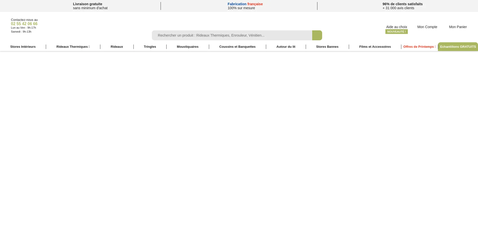Stores-et-rideaux.com Screenshot