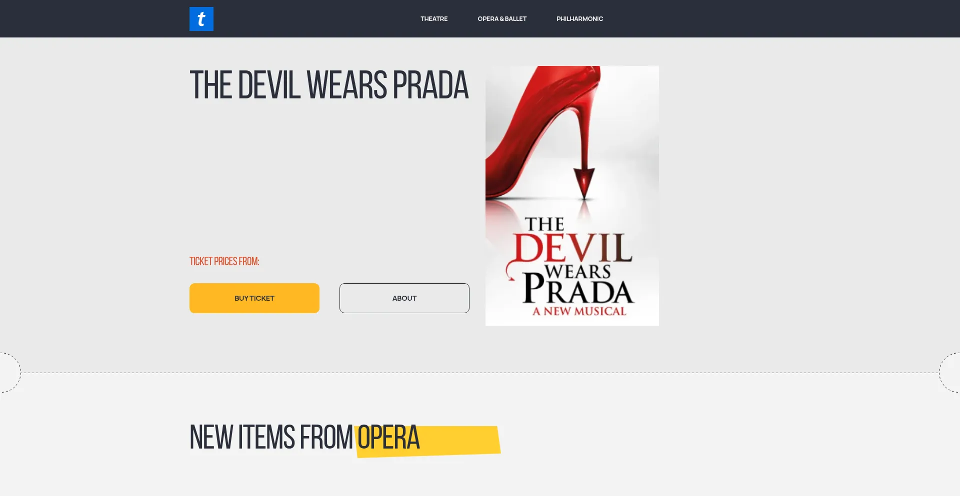 Website screenshot of Storesticketon.com