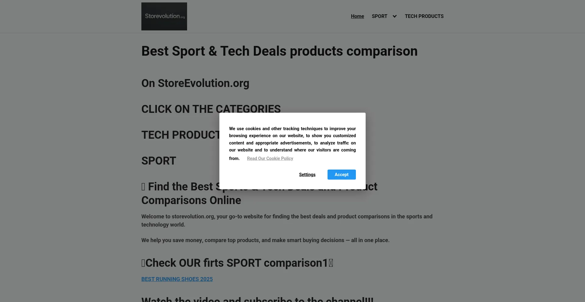 Storevolution.org Screenshot