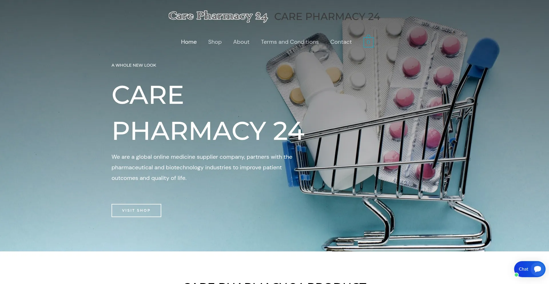 Website screenshot of Straightpharmas.com