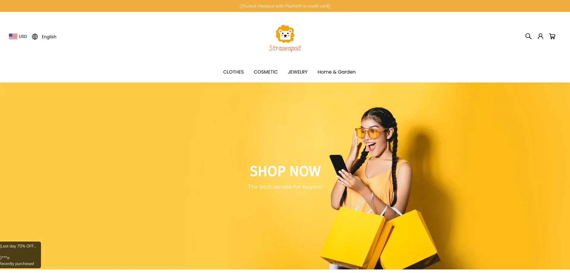 Website screenshot of Straseapoit.com