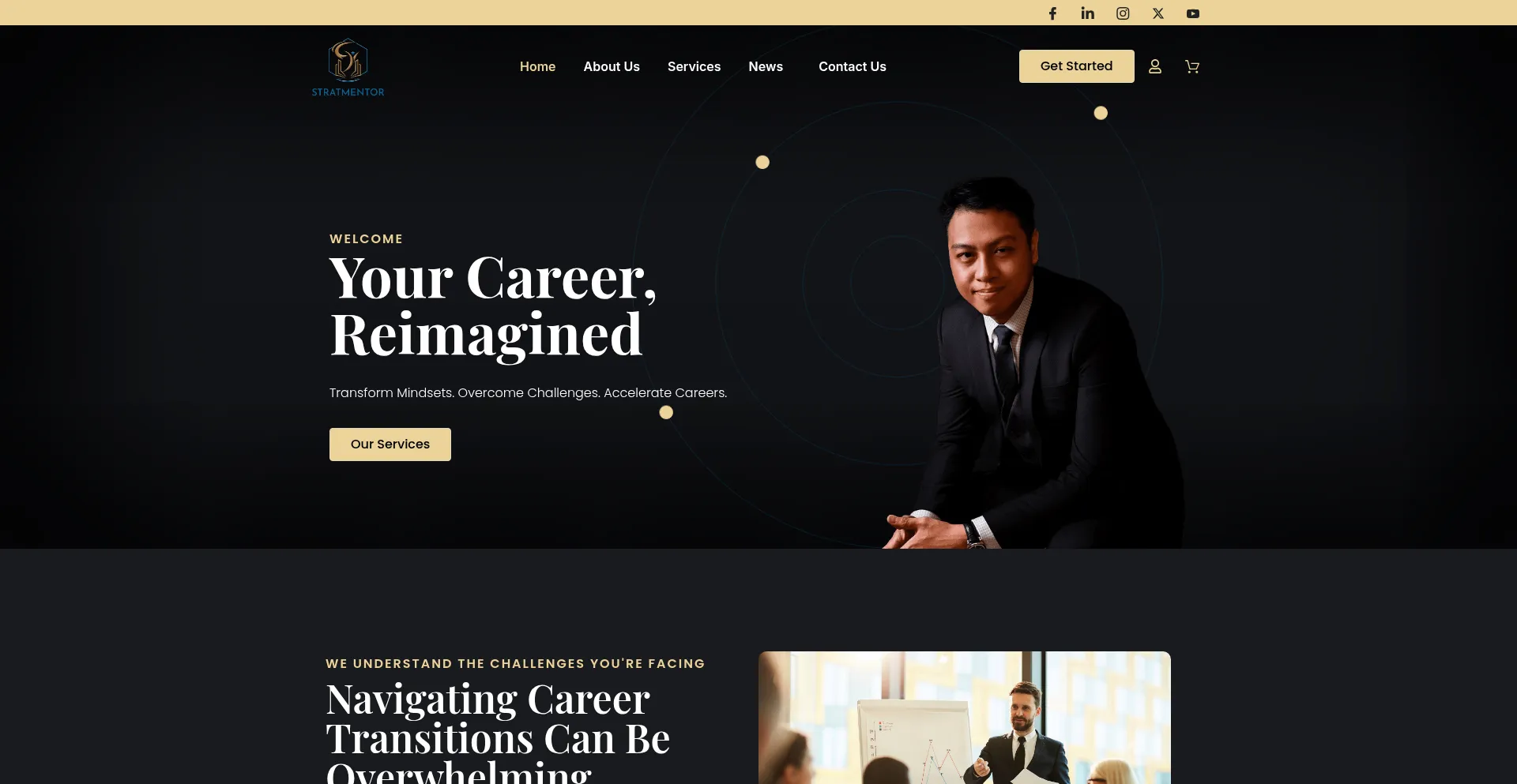 Stratmentor.ca Screenshot