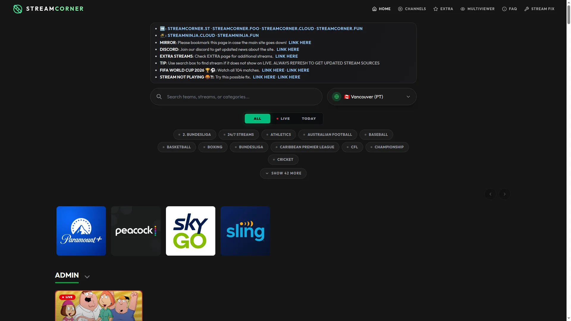 Streamcorner.st