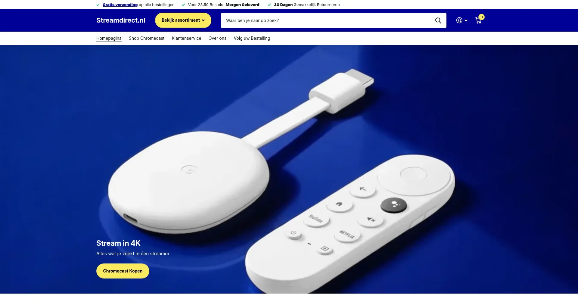 Streamdirect.nl Screenshot