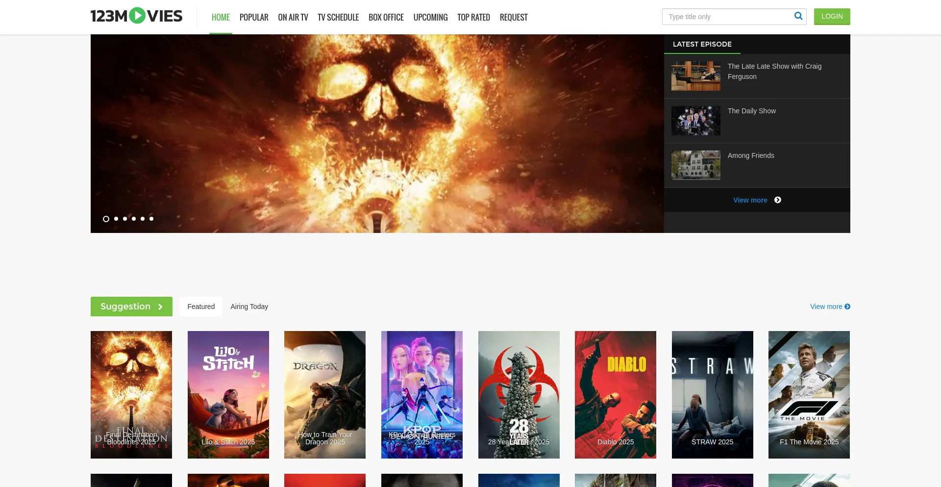 Website screenshot of Streamxfree.online