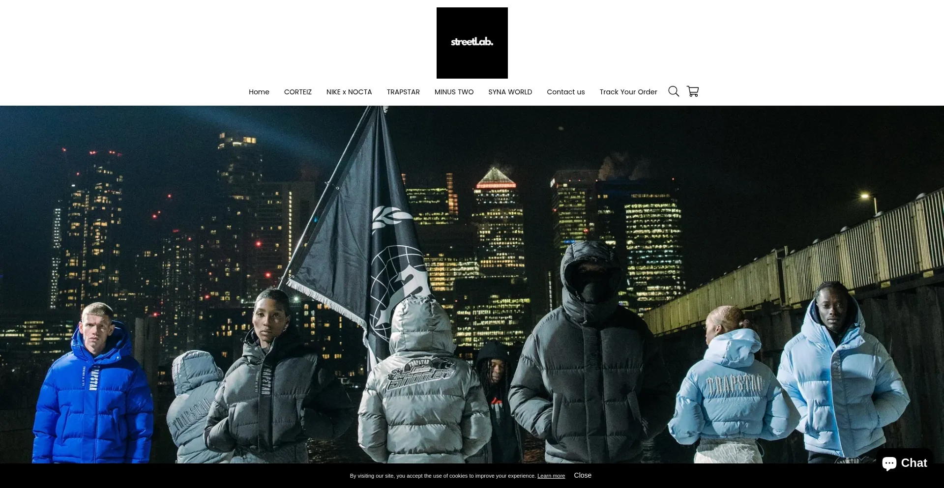 Website screenshot of Streetlb.com