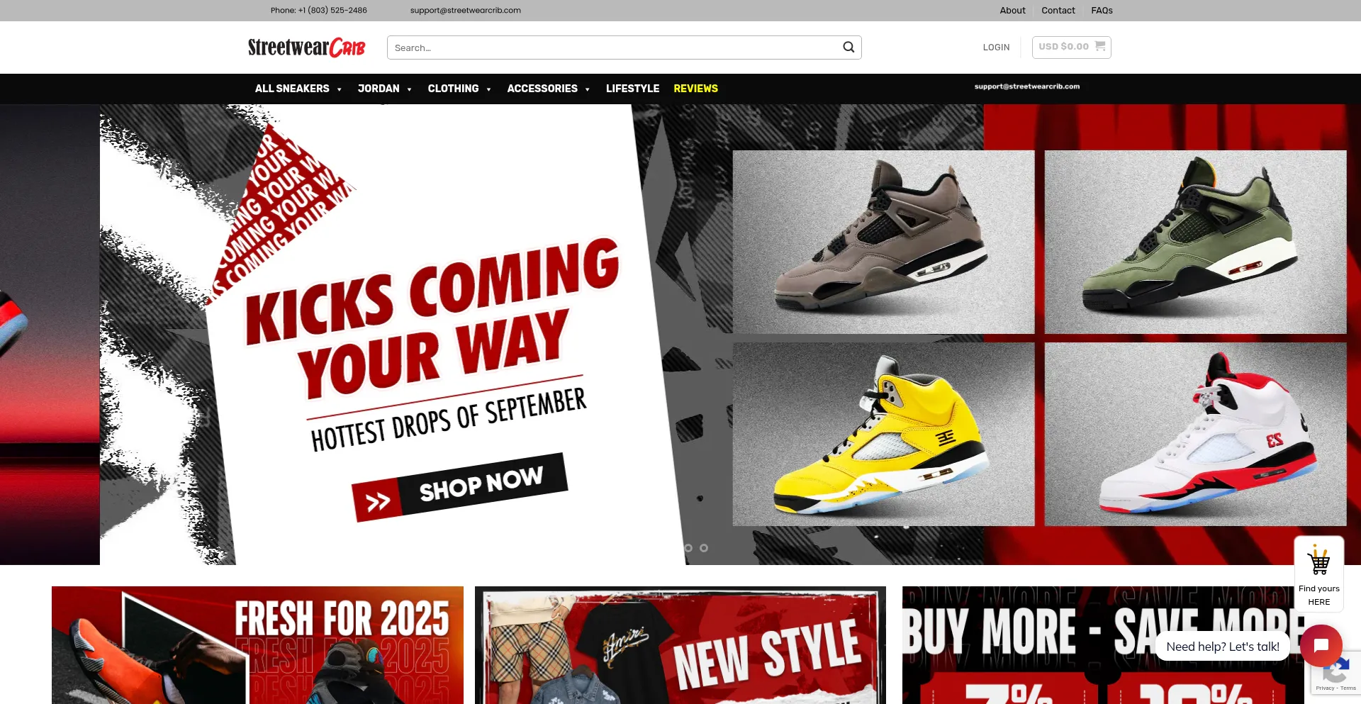 Streetwearcrib.com Screenshot