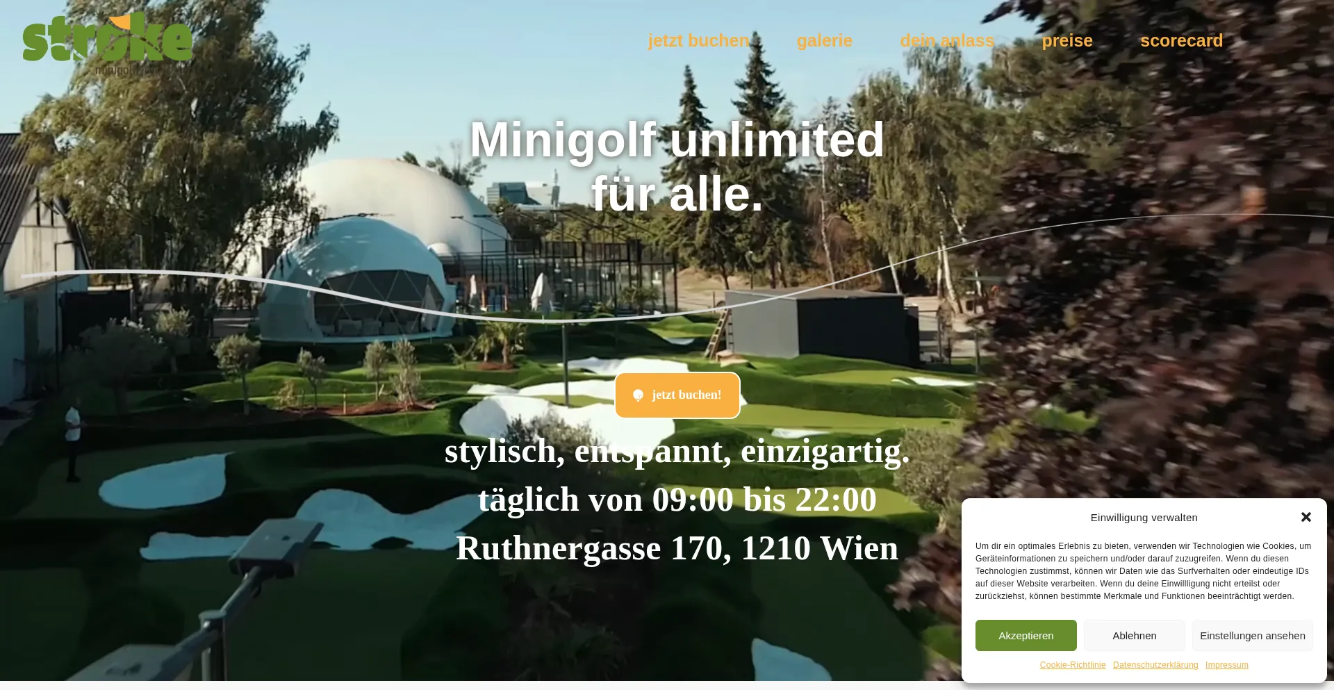 Website screenshot of Stroke.at