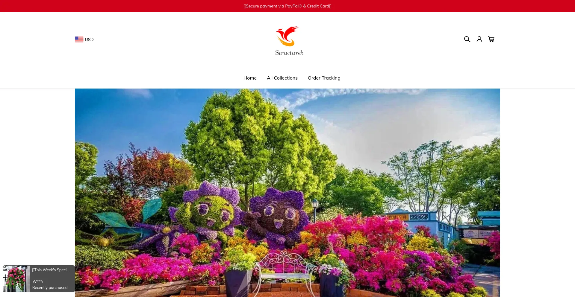 Website screenshot of Structurek.com