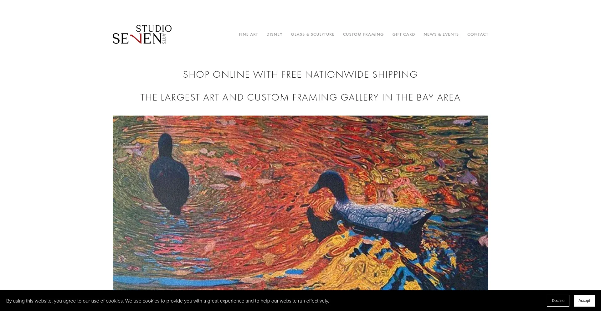 Studiosevenarts.com Screenshot