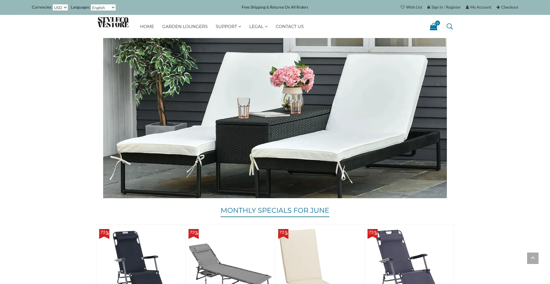 Website screenshot of Stylecovestore.com