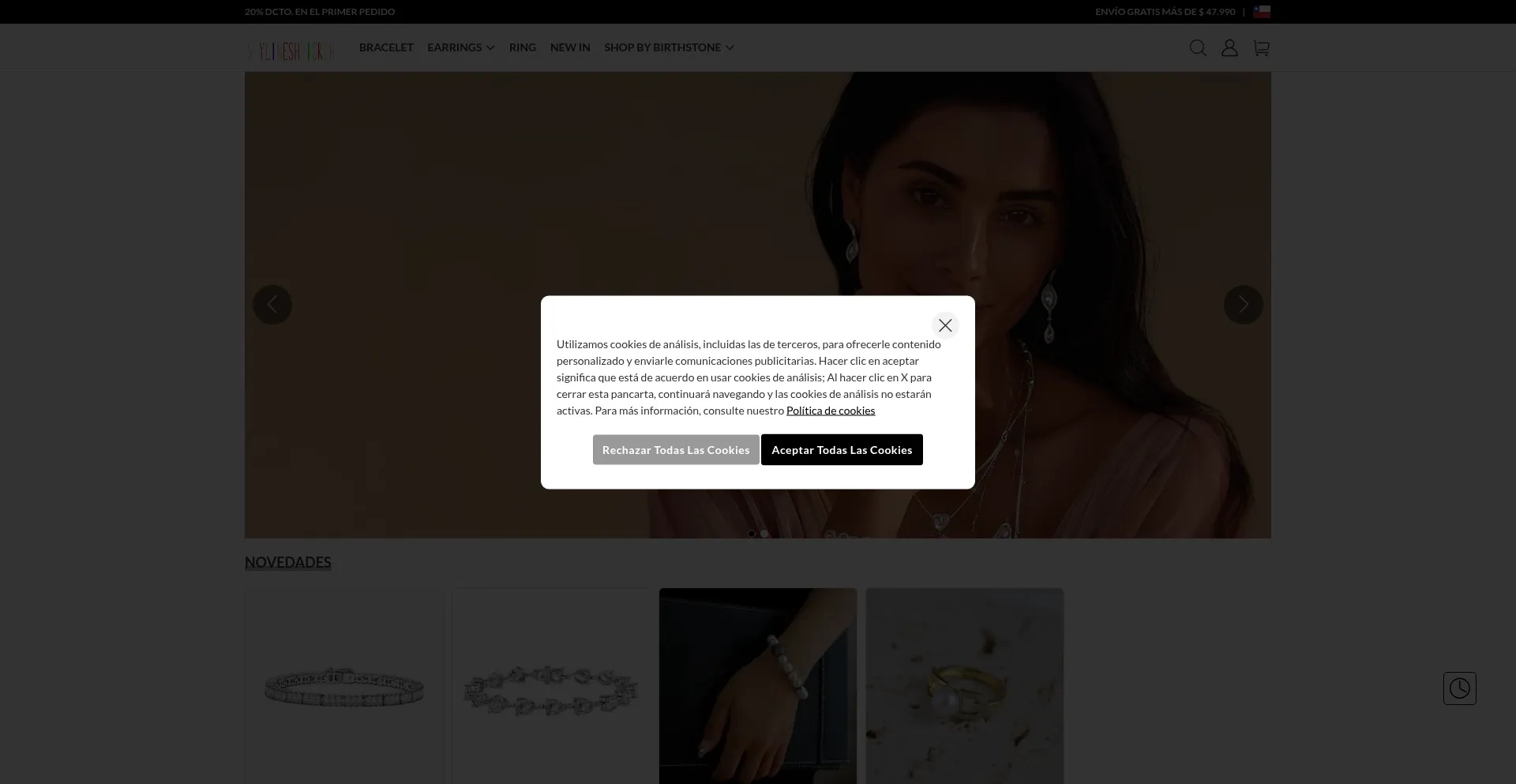 Website screenshot of Stylineshpicker.shop