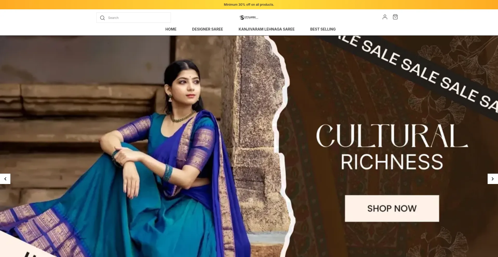 Website screenshot of Stylloom.com