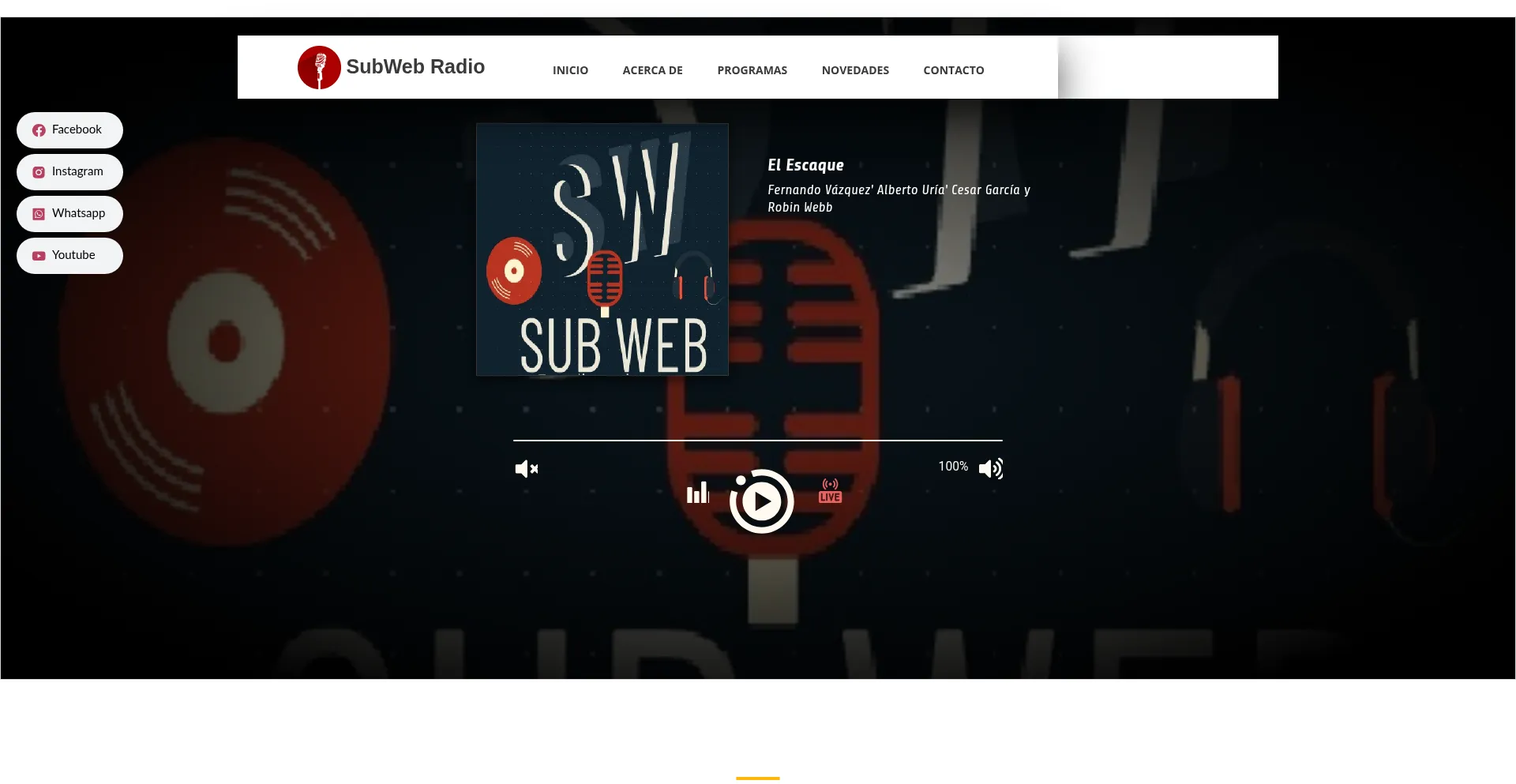 Subweb.sytes.net Screenshot