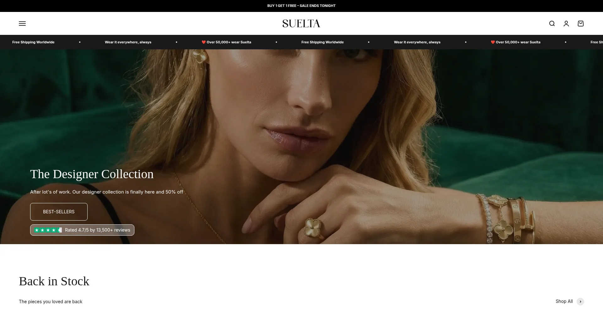Sueltajewelry.com