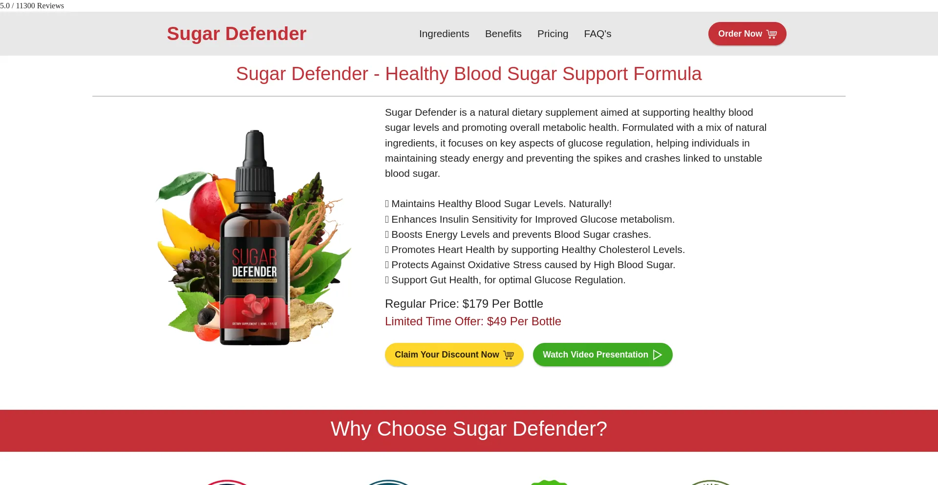Website screenshot of Sugardeferder.com