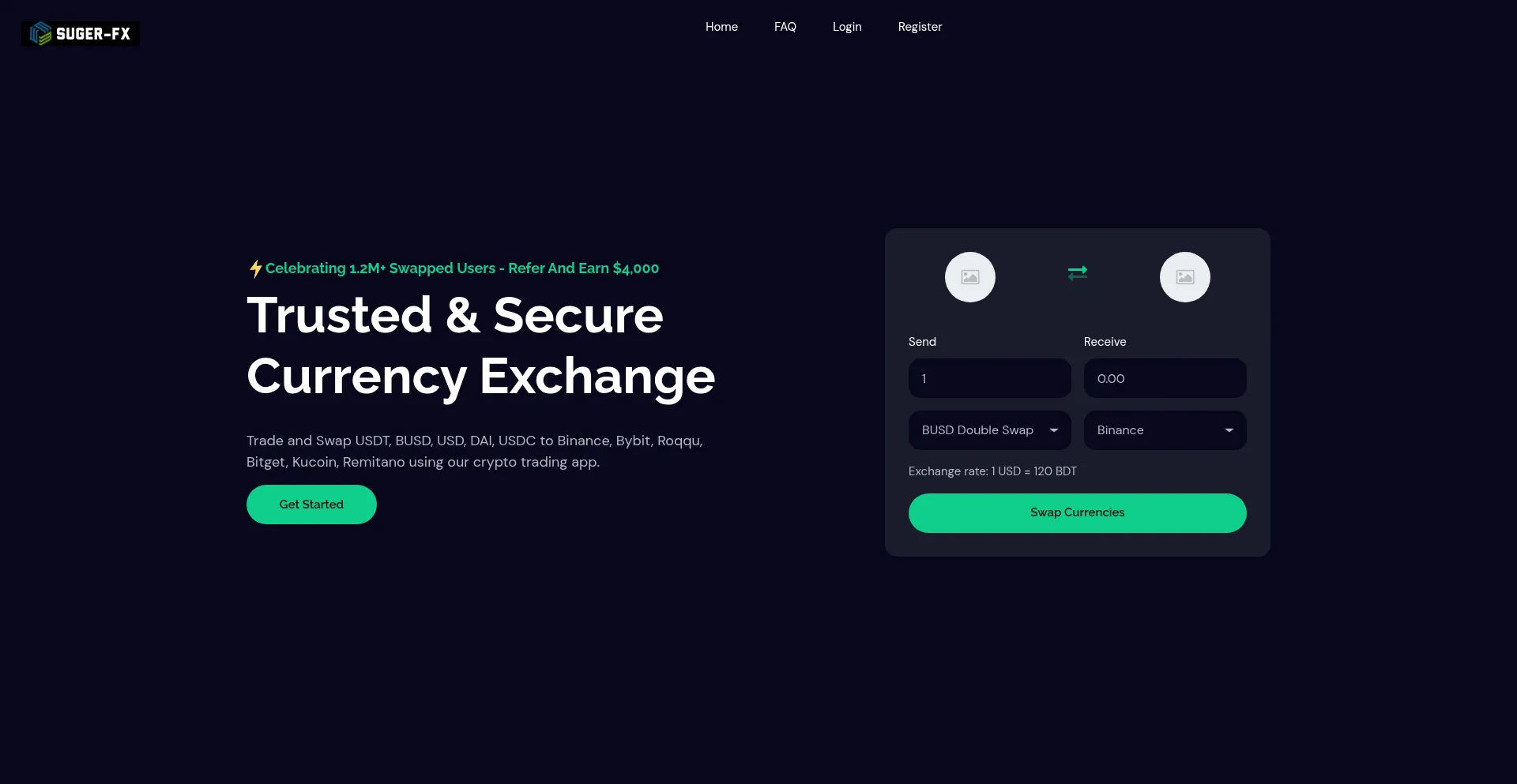 Sugerfx.com Screenshot