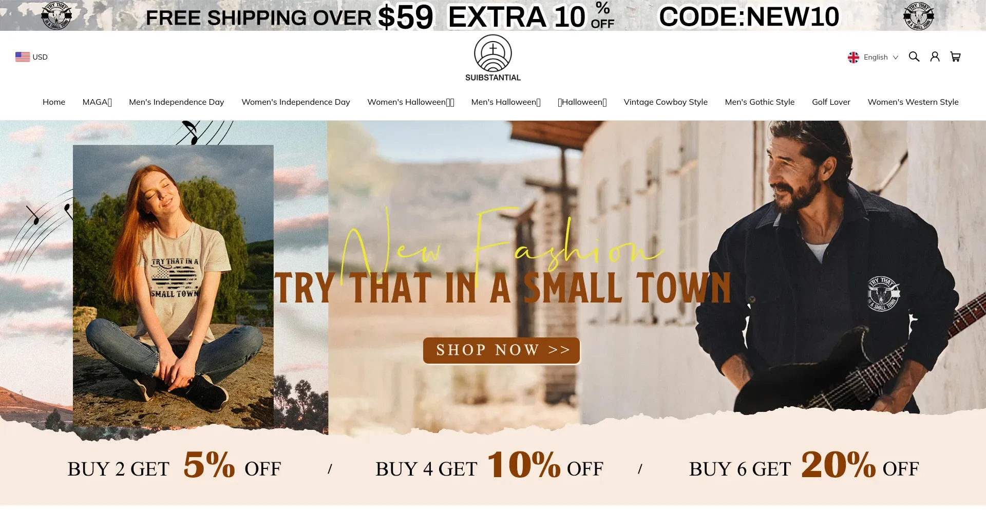 Website screenshot of Suibstantial.com