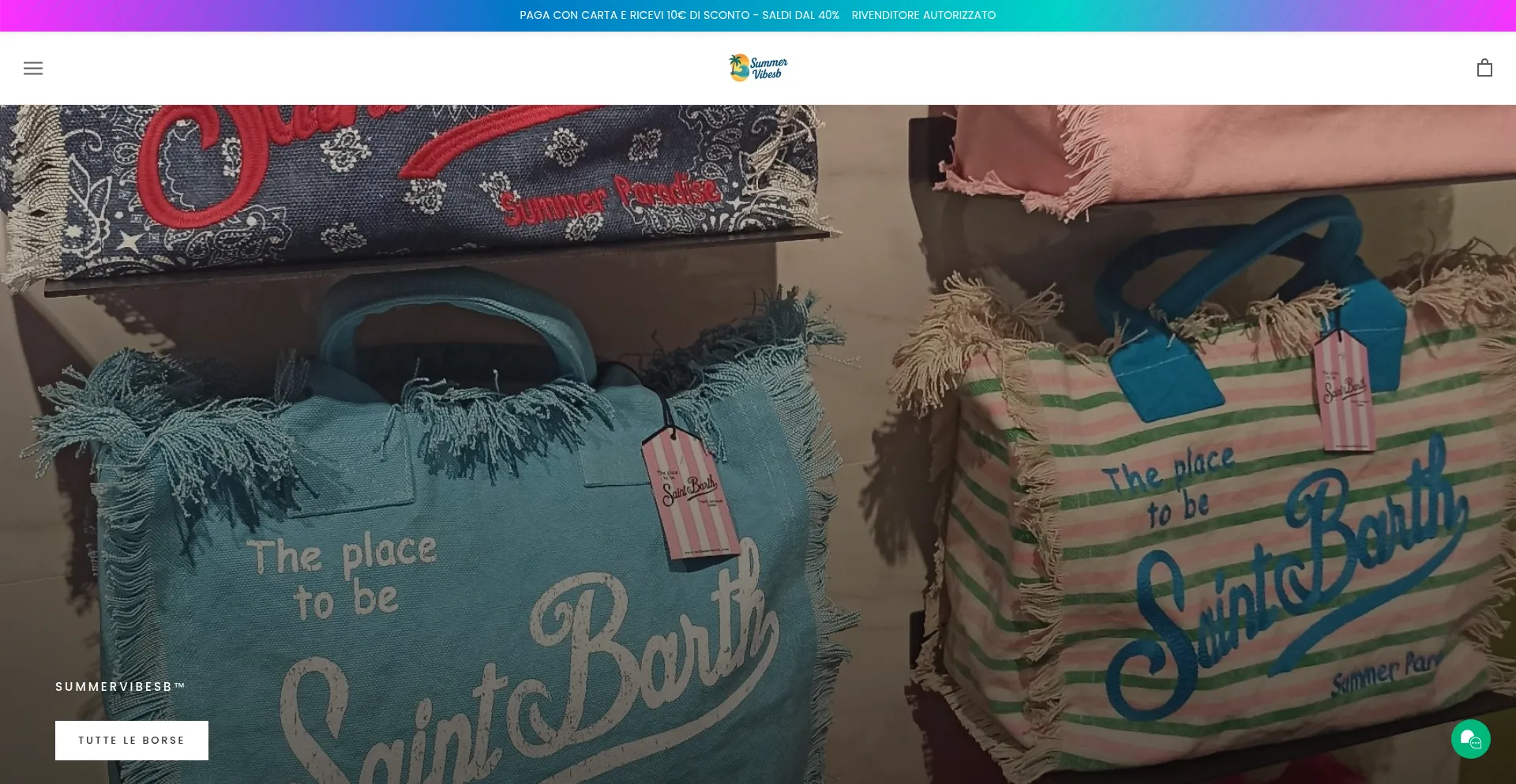 Website screenshot of Summervibesb.com