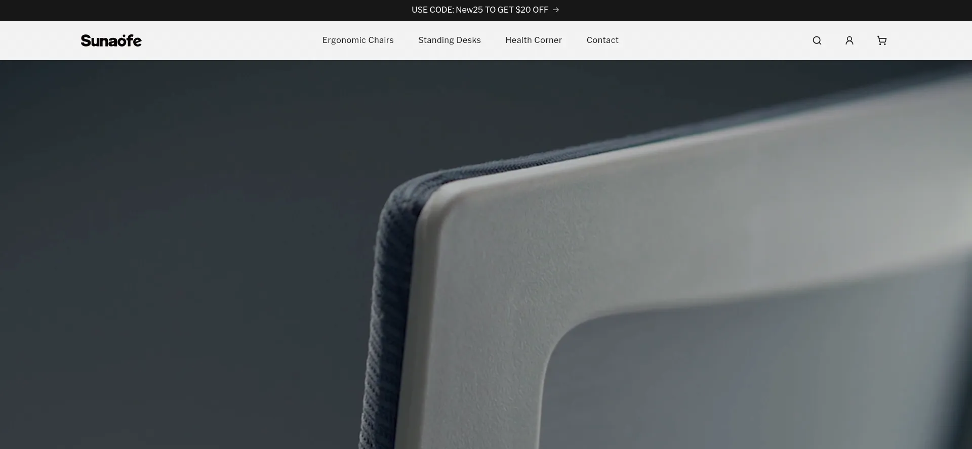 Website screenshot of Sunaofe.com