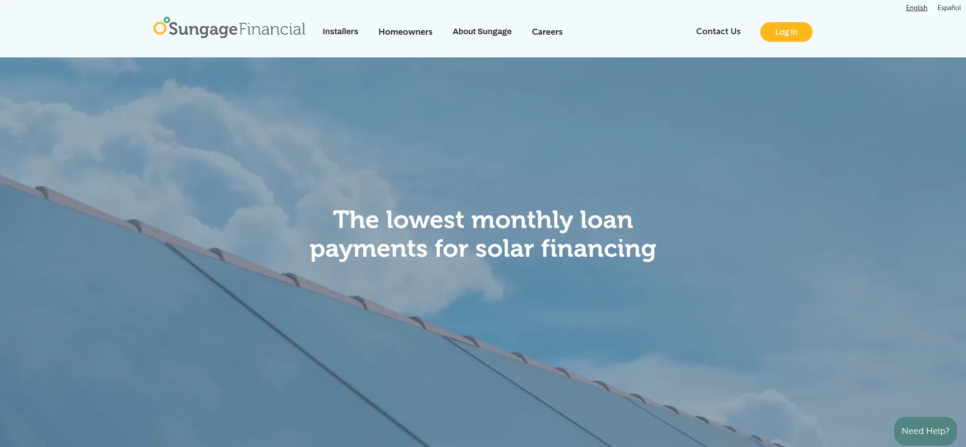 Website screenshot of Sungagefinancial.com