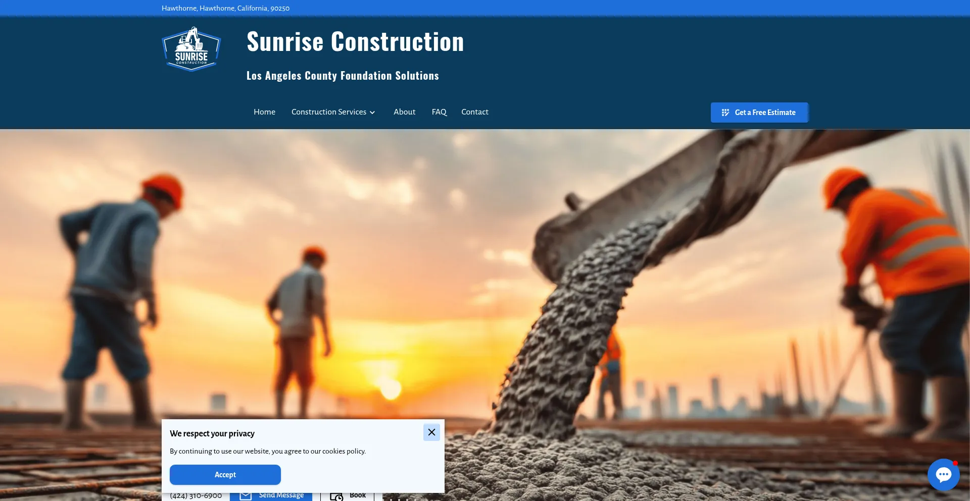 Sunriseconstructionlosangeles.com