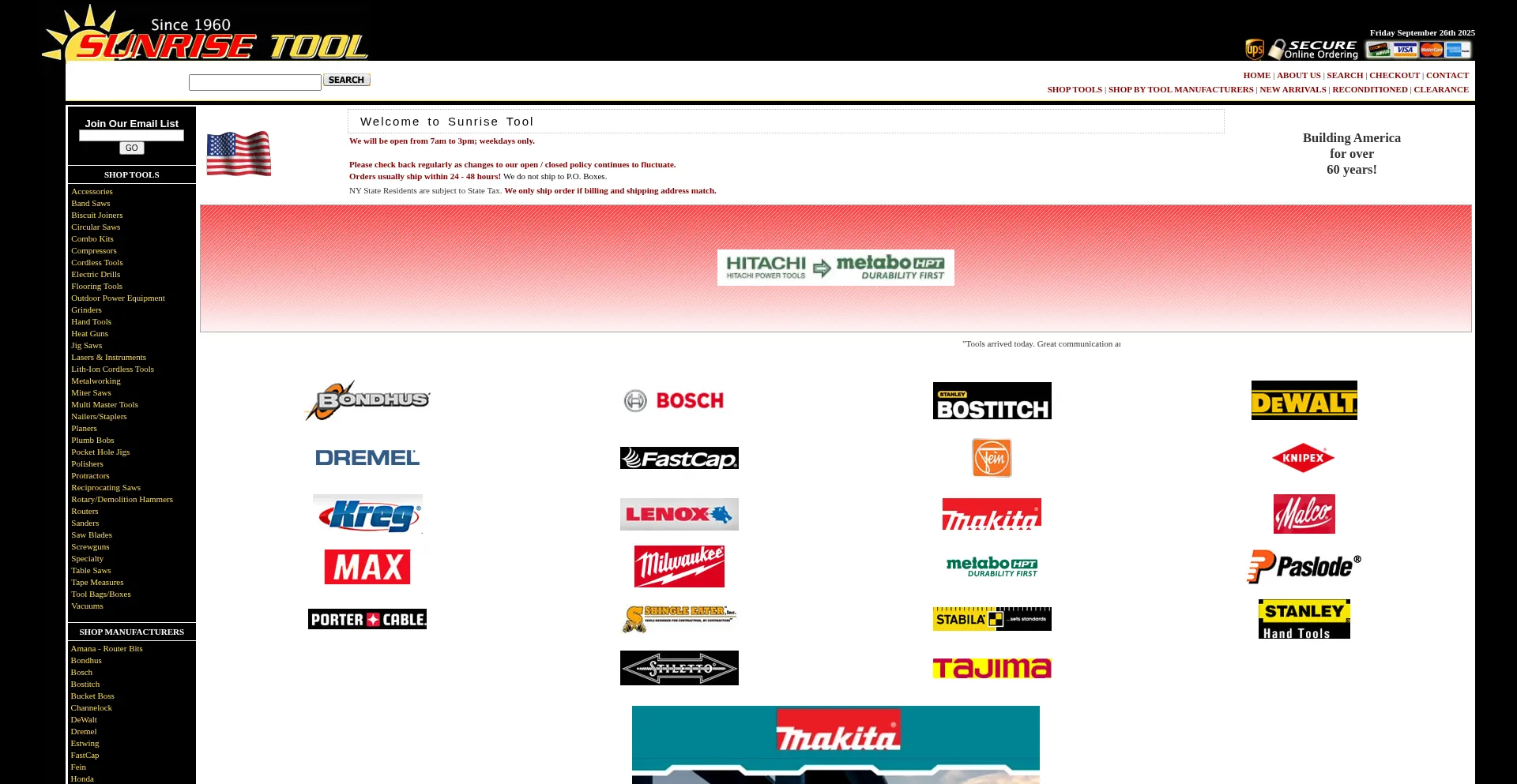 Sunrisetool.com Screenshot