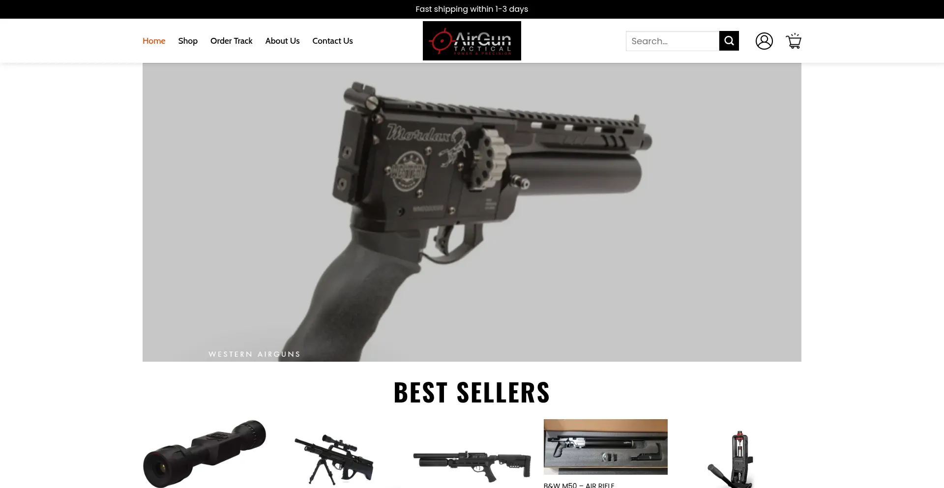 Superairguntactical.shop Screenshot