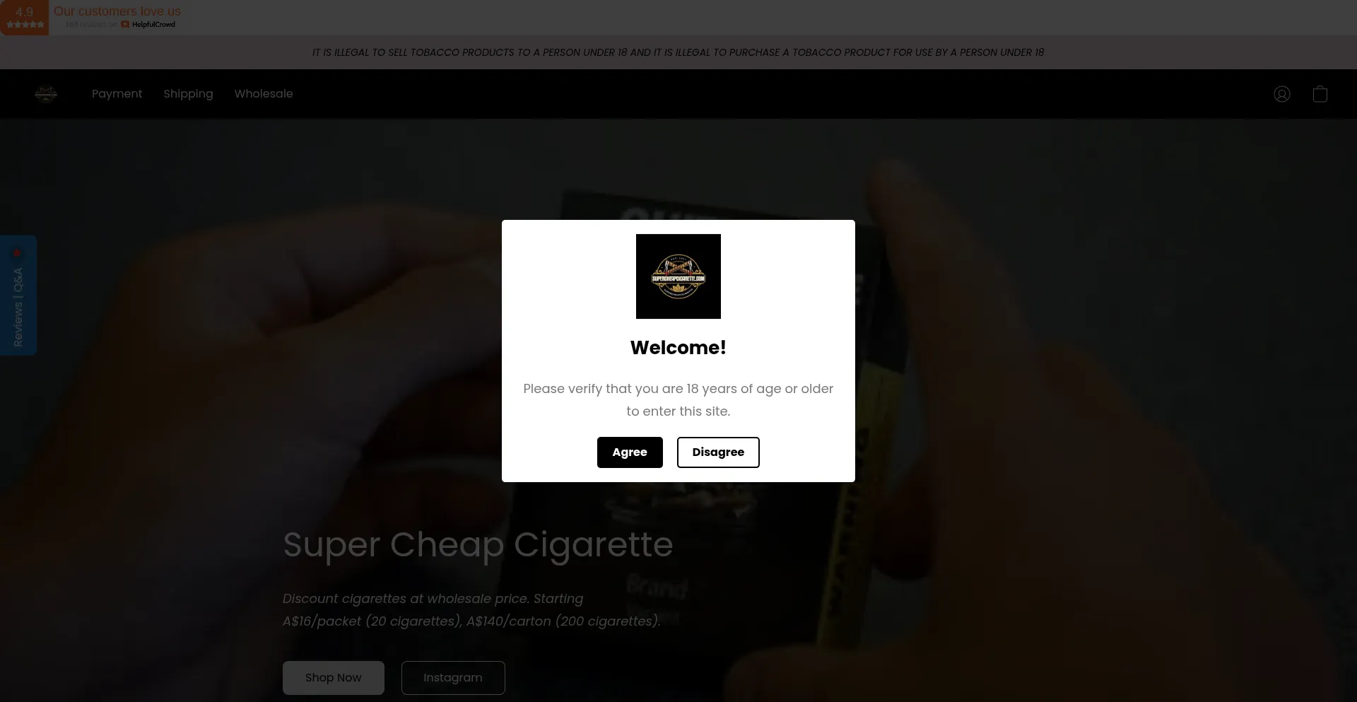 Supercheapcigarette.com Review: Reputation and Safety Check