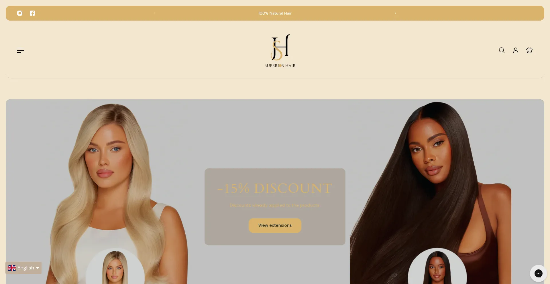 Superior-hair.com Screenshot