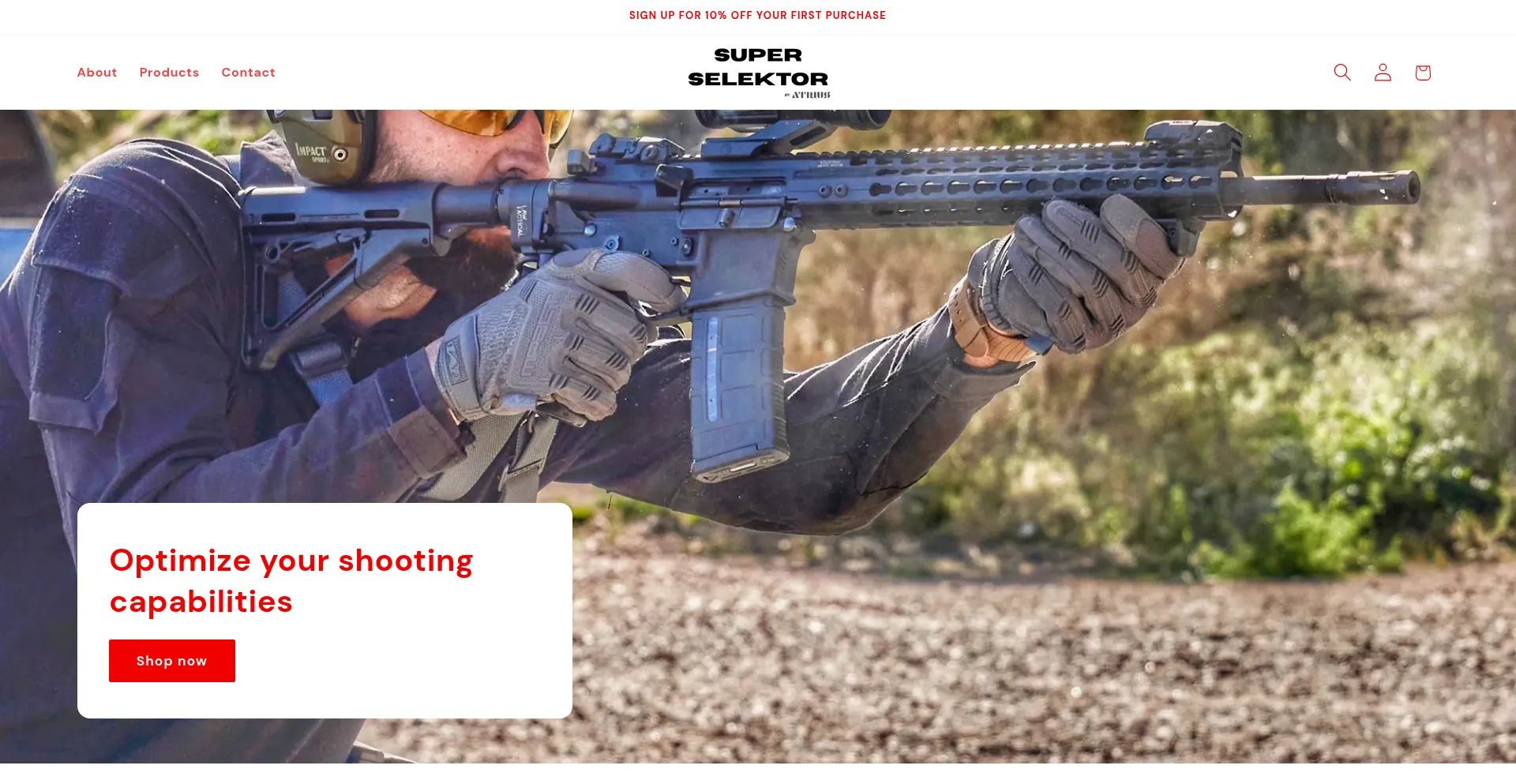 Website screenshot of Superselektor.net