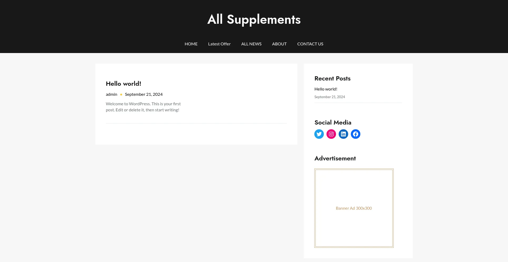 Supplemntsall.com Screenshot
