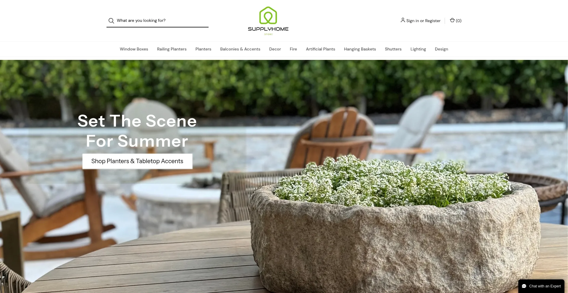 Website screenshot of Supplyhome.store