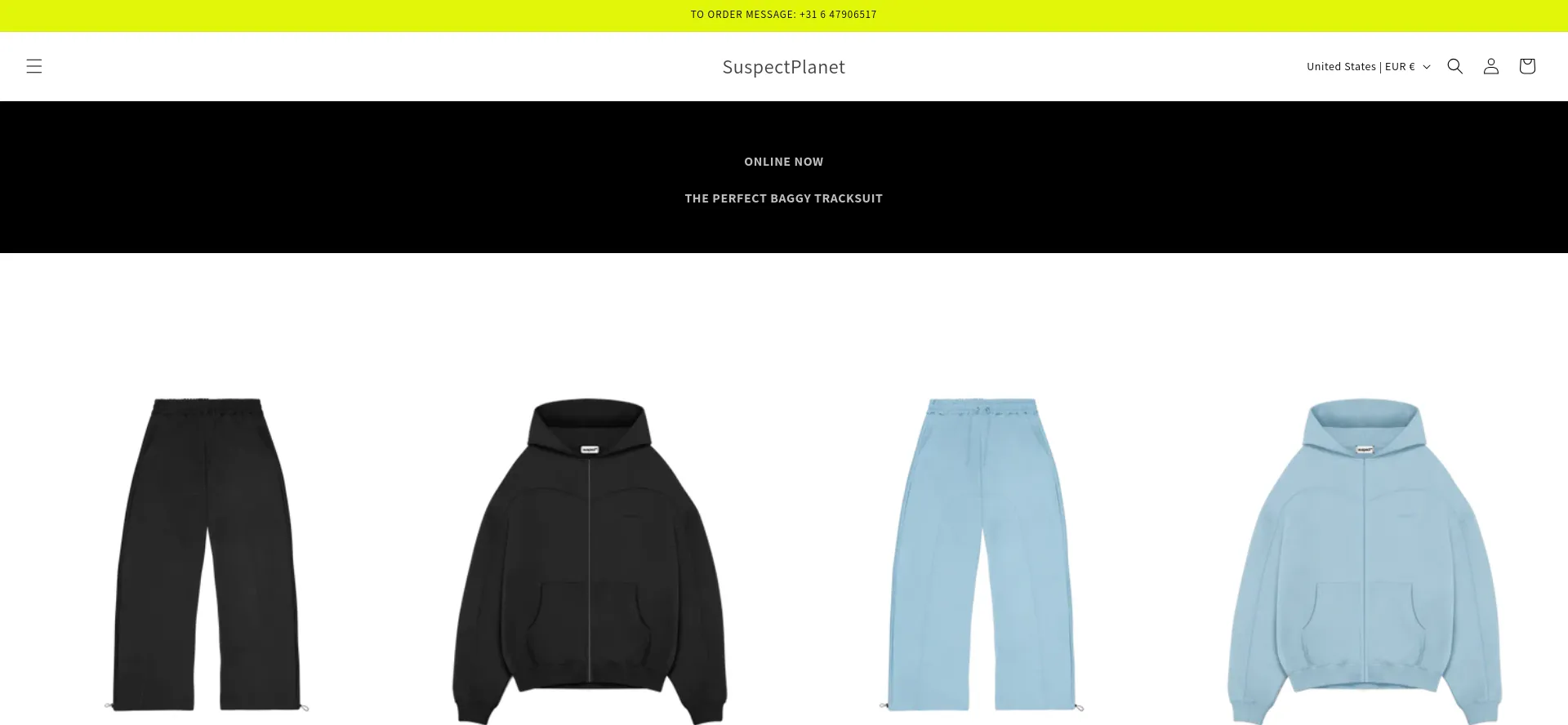 Website screenshot of Suspectplanet.com
