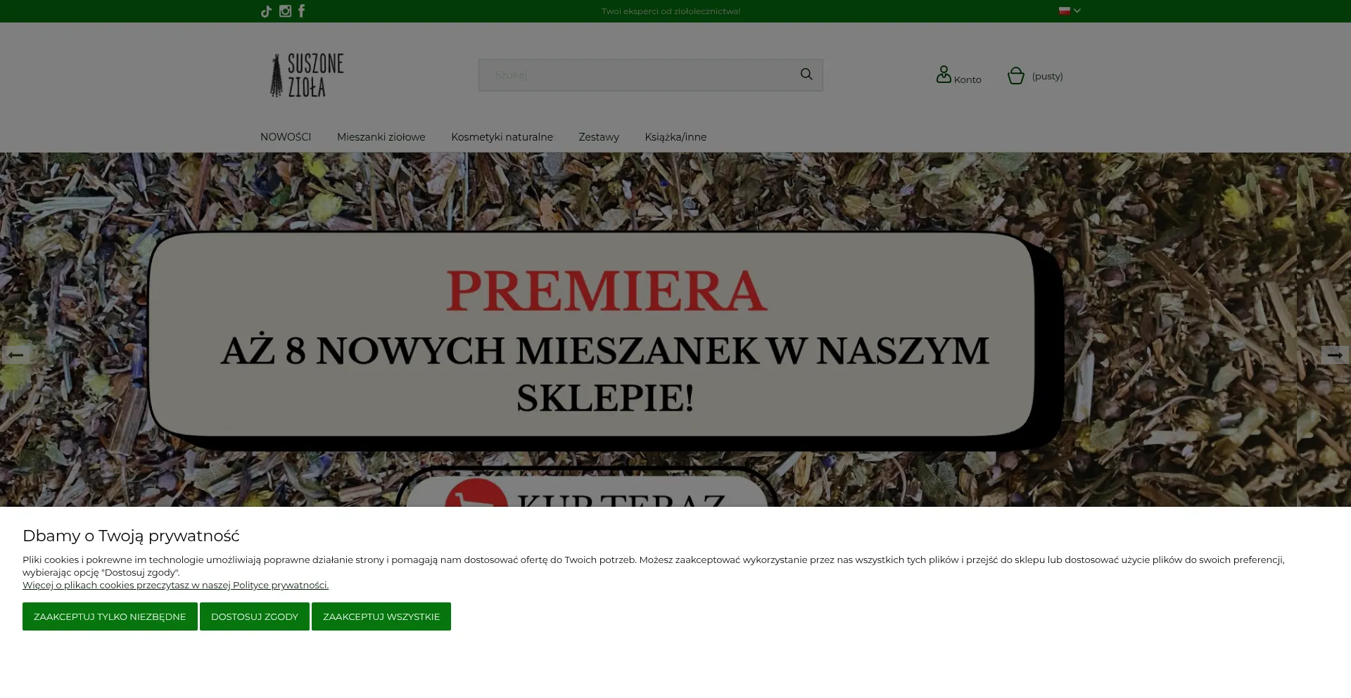 Suszoneziola.pl Screenshot