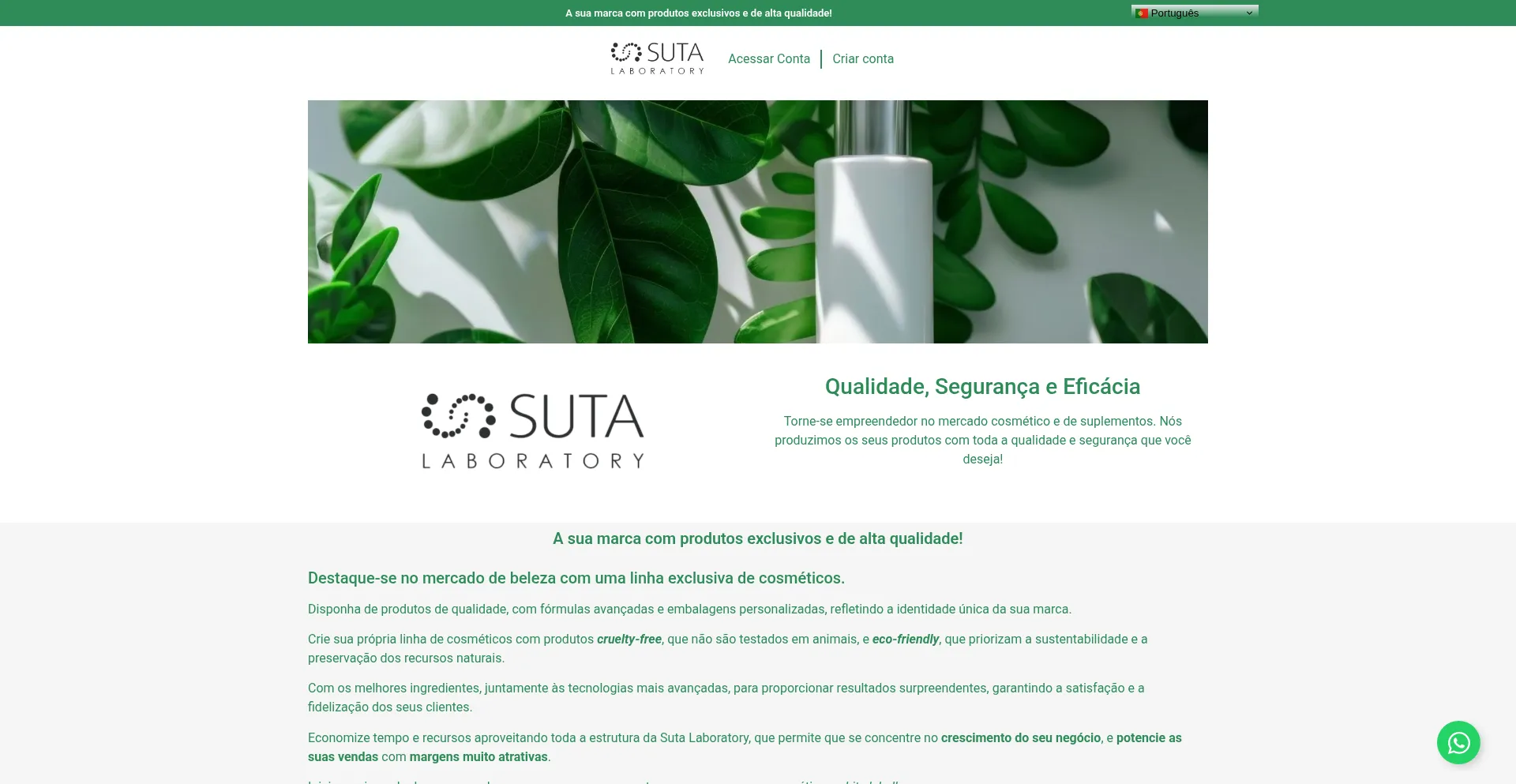 Sutalaboratory.com Screenshot
