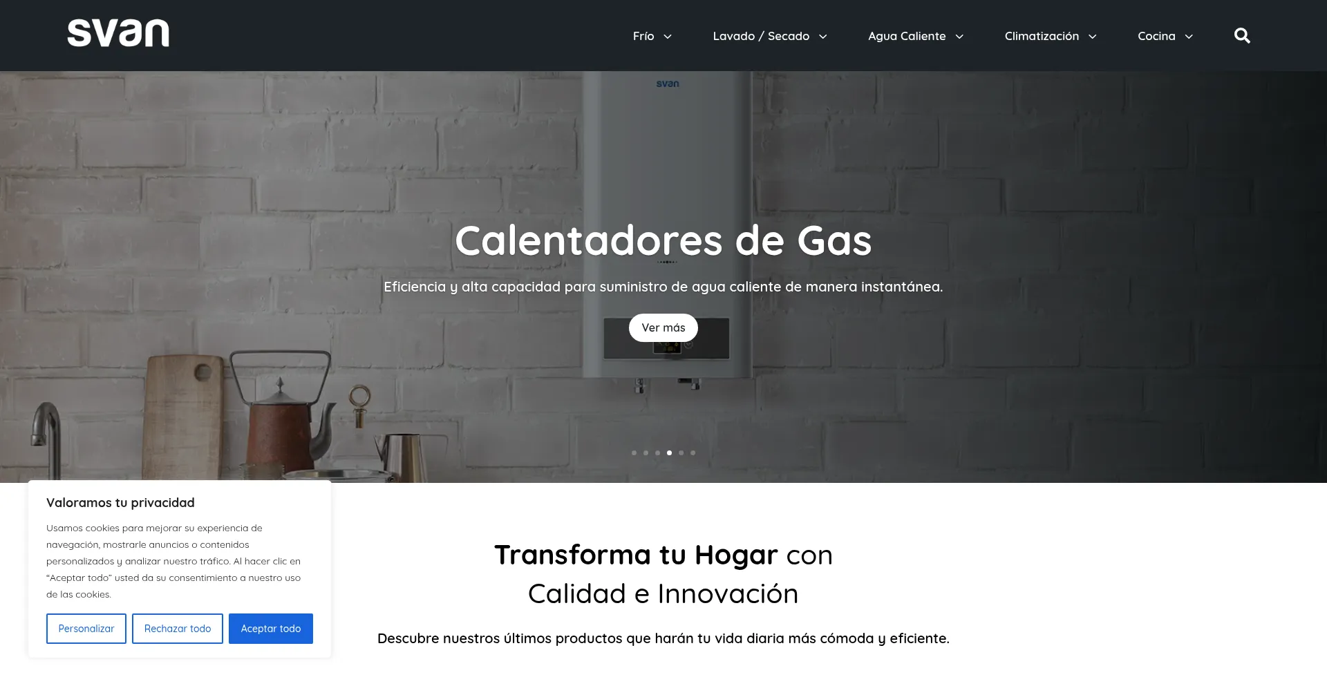 Svanelectro.com Screenshot