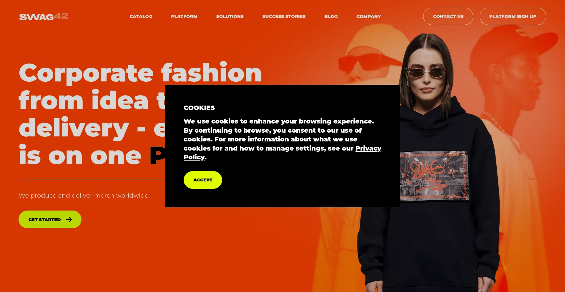 Swag42.com Screenshot