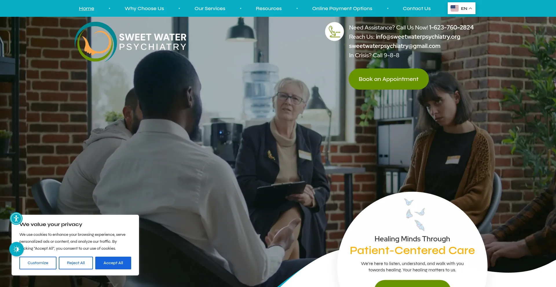 Sweetwaterpsychiatry.org Screenshot