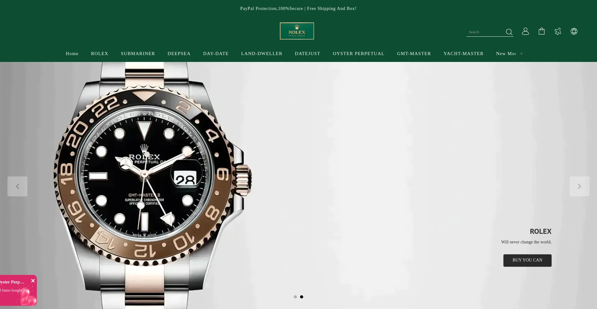 Website screenshot of Swifrolex.top