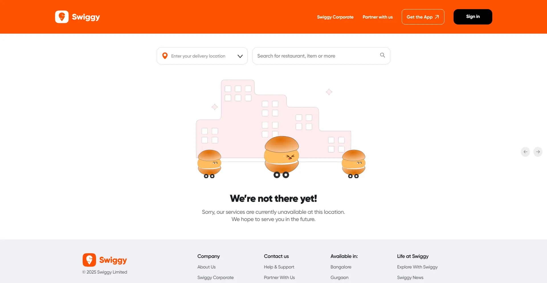 Swiggy.com Screenshot