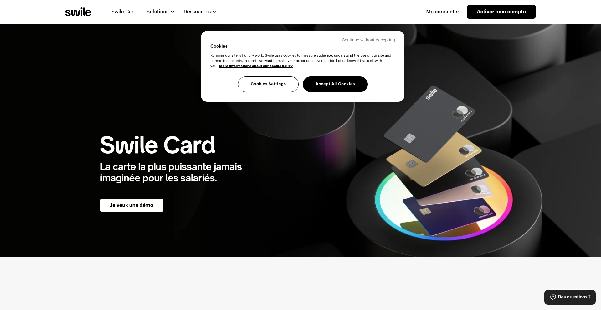 Swile.co Screenshot