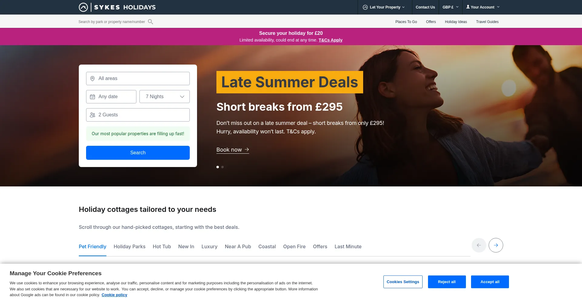Is Sykescottages.co.uk Safe?