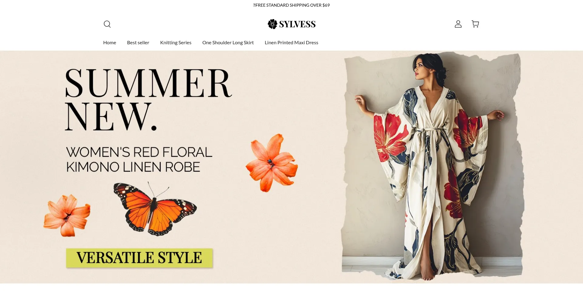 Website screenshot of Sylvess.com