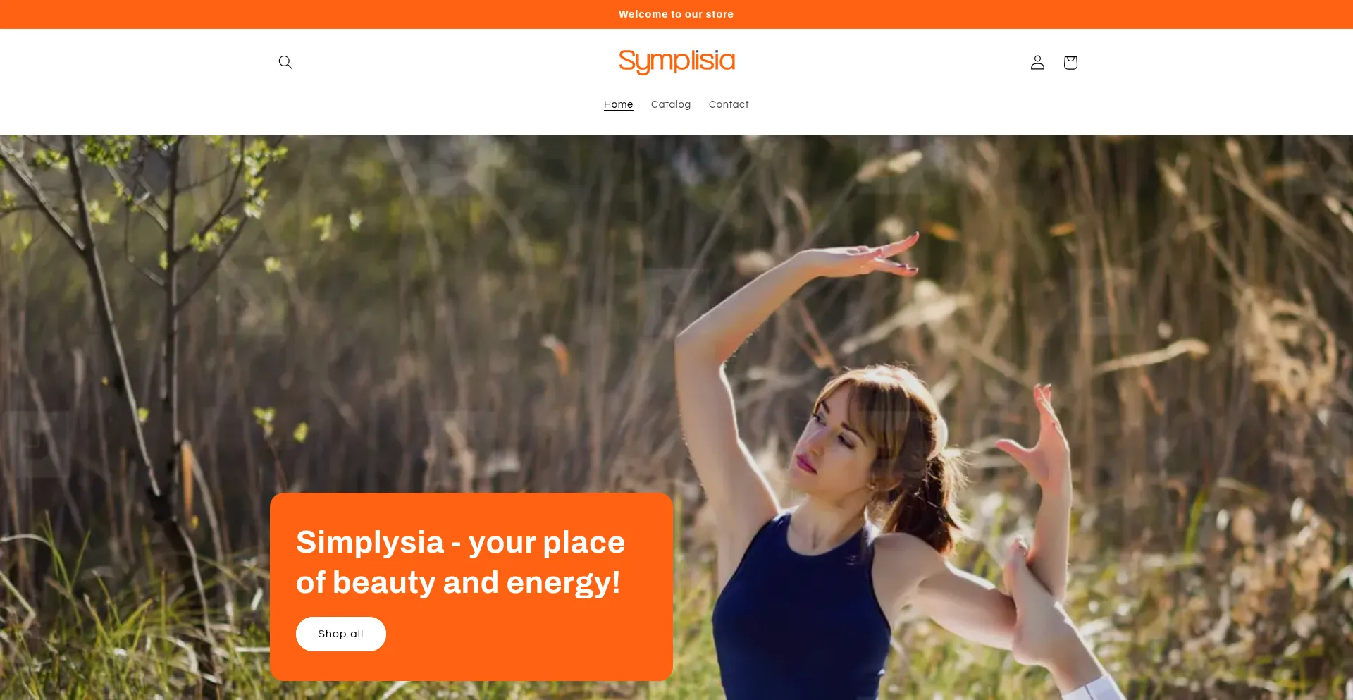 Website screenshot of Symplisia.com